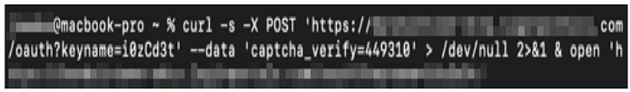 Screenshot of ClickFix macOS Terminal window